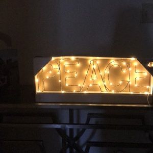 LED sign Home decor